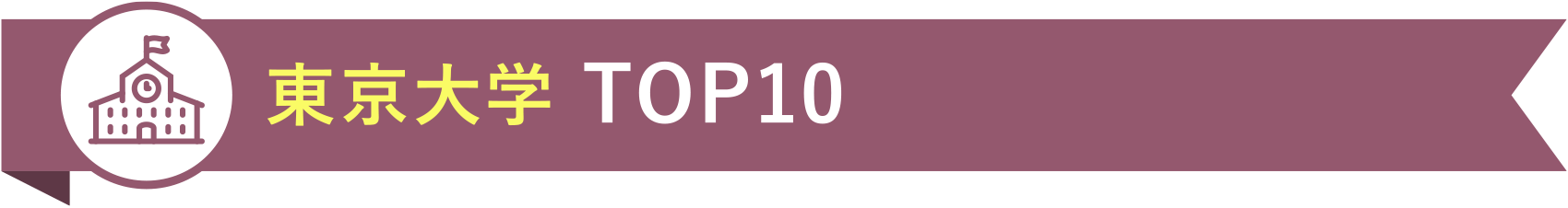 東京大学 TOP10
