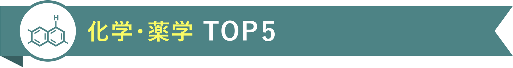 化学・薬学 TOP5